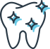 Computer-generated graphic of a tooth