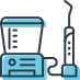 Computer-generated graphic depicting an Isolite tool that helps dentists.