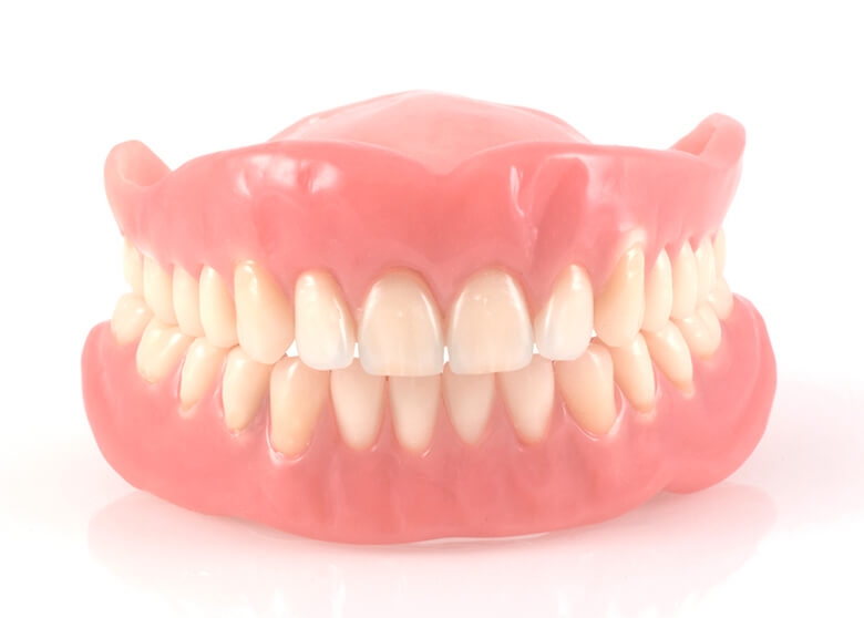 a set of dentures